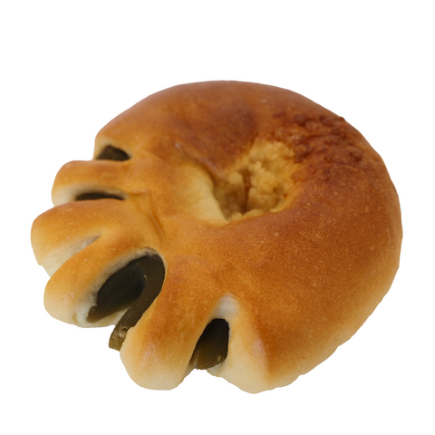 Green Pea Paste Bun 완두앙금빵