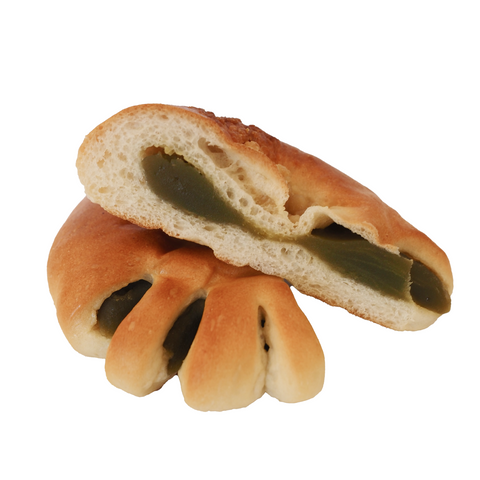 Green Pea Paste Bun 완두앙금빵