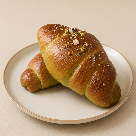 Matcha Salted Butter Bun 녹차 소금빵