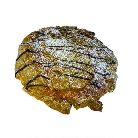 Pistachio Peanut Crust Bun (Chocolate) 피스타치오 소보로빵 (초콜릿)